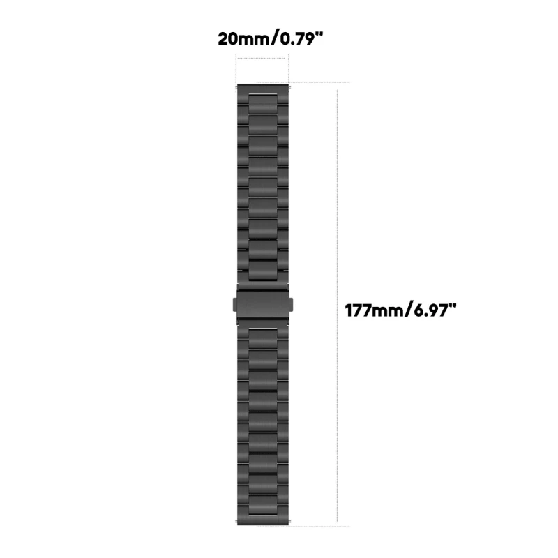 Stainless Steel metal bracelet Band For Garmin Move Trend SmartWatch Strap Wristband replacement watchband For GarminMove Trend