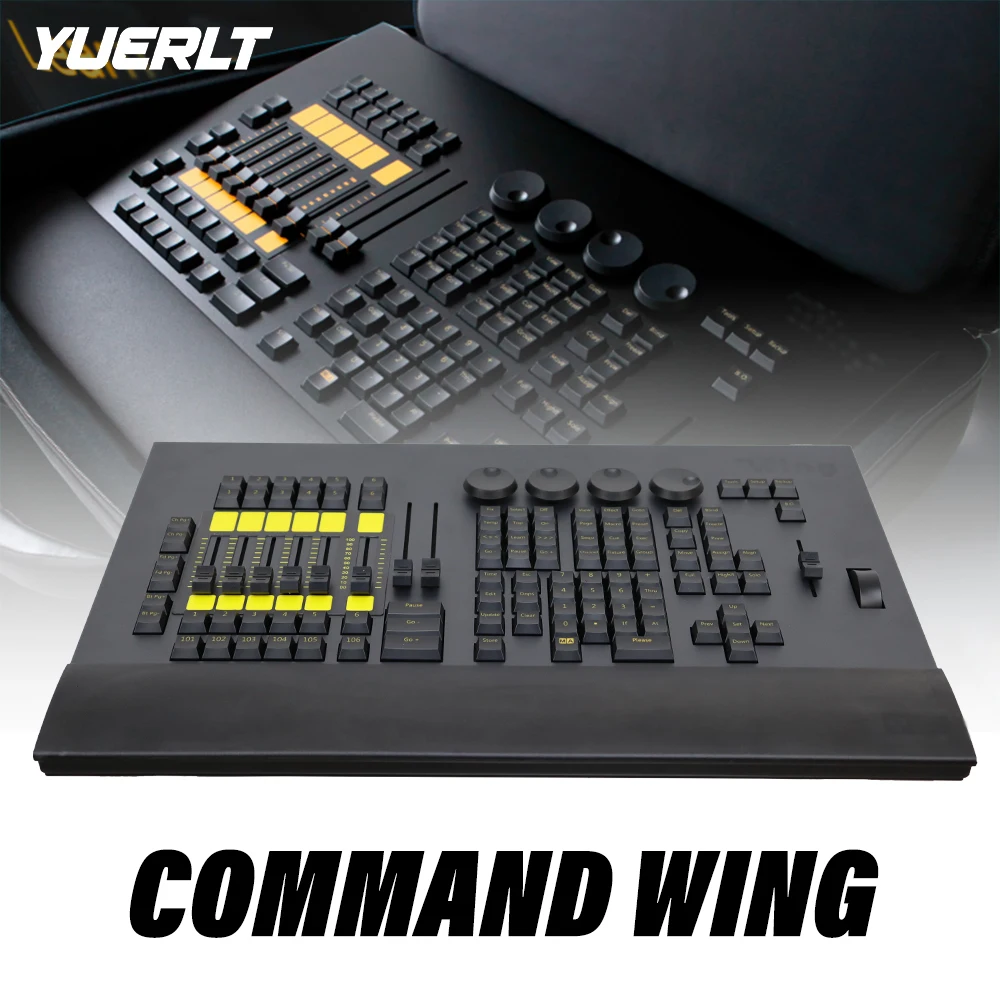 

New Command Wing Professional DJ Console DMX512 Stage Lighting Controller For DJ Disco Party Wedding Concert Show Christmas