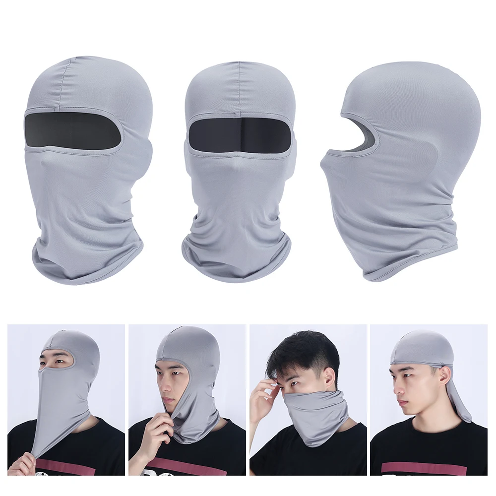 Motorcycle Balaclava Full Face Cover Warmer Windproof Breathable Motorbike Motocross Cycling Biker Cycling Anti-UV Men Helmet