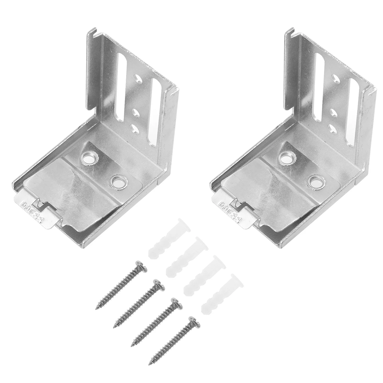 

2Pcs Blind Curtain Installation Bracket Vertical Mounting Household Accessories for Home Office Dining Room