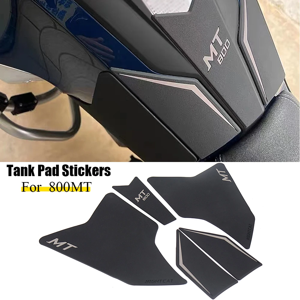 Motorcycle Sticker Anti slip Fuel Tank Pad 3D Side Gas Knee Grip Traction Pads 3M For CFMOTO 800MT 800 MT 800 mt