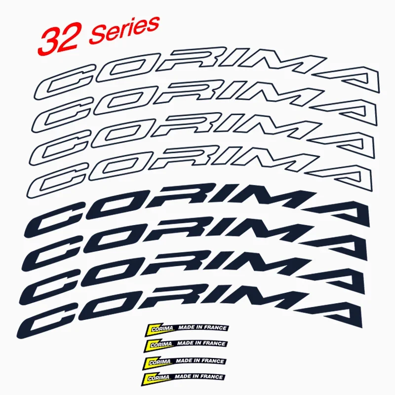 Bicycle Wheels Stickers for 2022 CORIMA MCC 32/47/58/WS58 Vinyl Waterproof Antifade MTB Road Bike Protective Decal