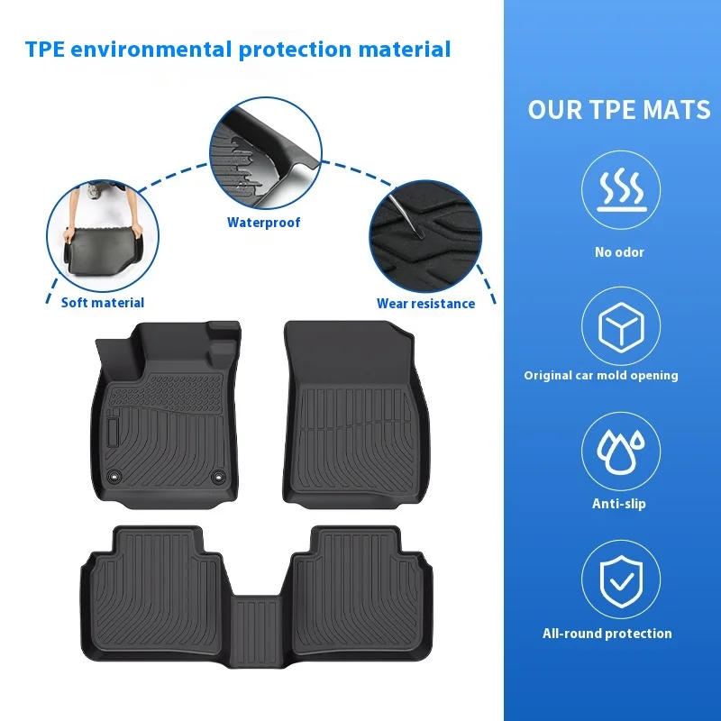 North America Customizable TPE Foot Pad For  Cybertruck And Cyber Pickup Cross-Border Environmental Protection Car Mats