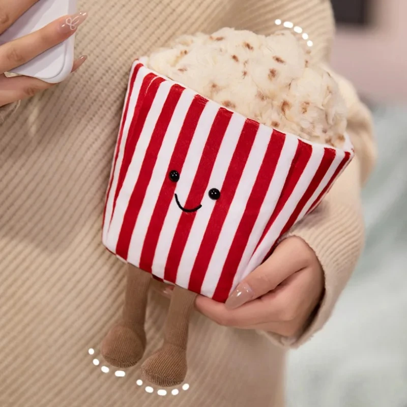 لطيف محاكاة متعة الفشار دمية ألعاب من نسيج مخملي هدية للأطفال لدمية لطيف لينة مهدئة #5