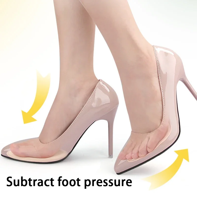 2/4/6Pcs Forefoot Pads Women's Half Insole Adjustable Size Insole Comfortable Foot Care Products High Heels Anti-slip Cushion image 4