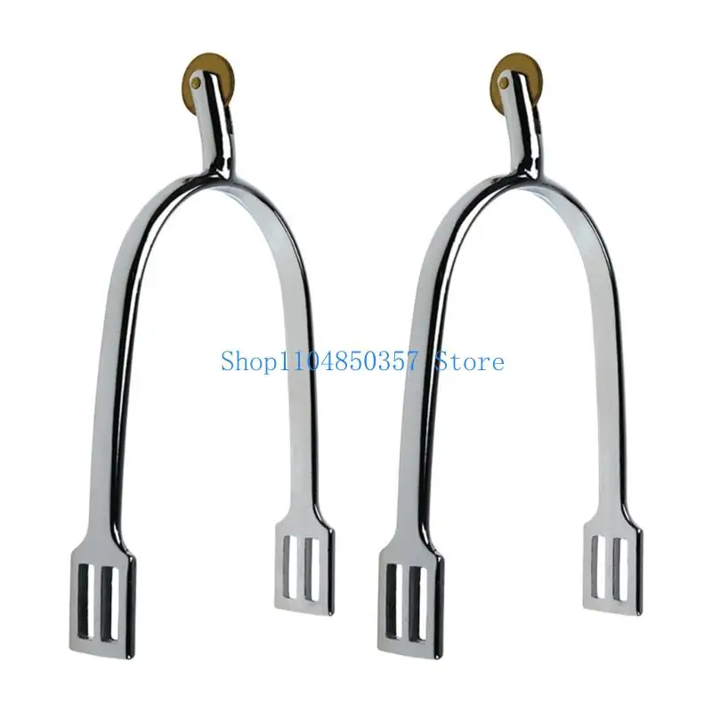 

652F Corrosion Proof English Spurs Zincs Alloys Neck Length Equestrians
