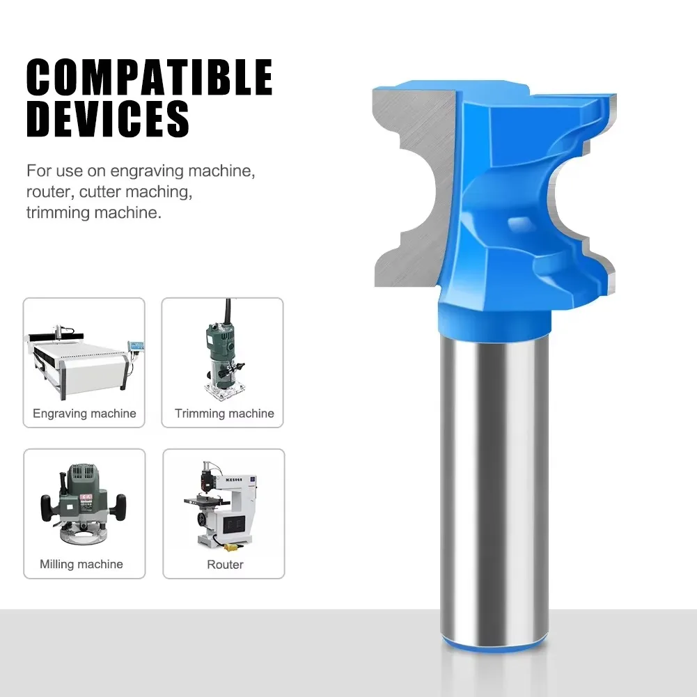 1PC 12mm 1/2in Gambo Raggio Concavo Frese Colonna Convessa Linea Coltello Stampaggio Router Bit Tenone Cutter per la Lavorazione Del Legno