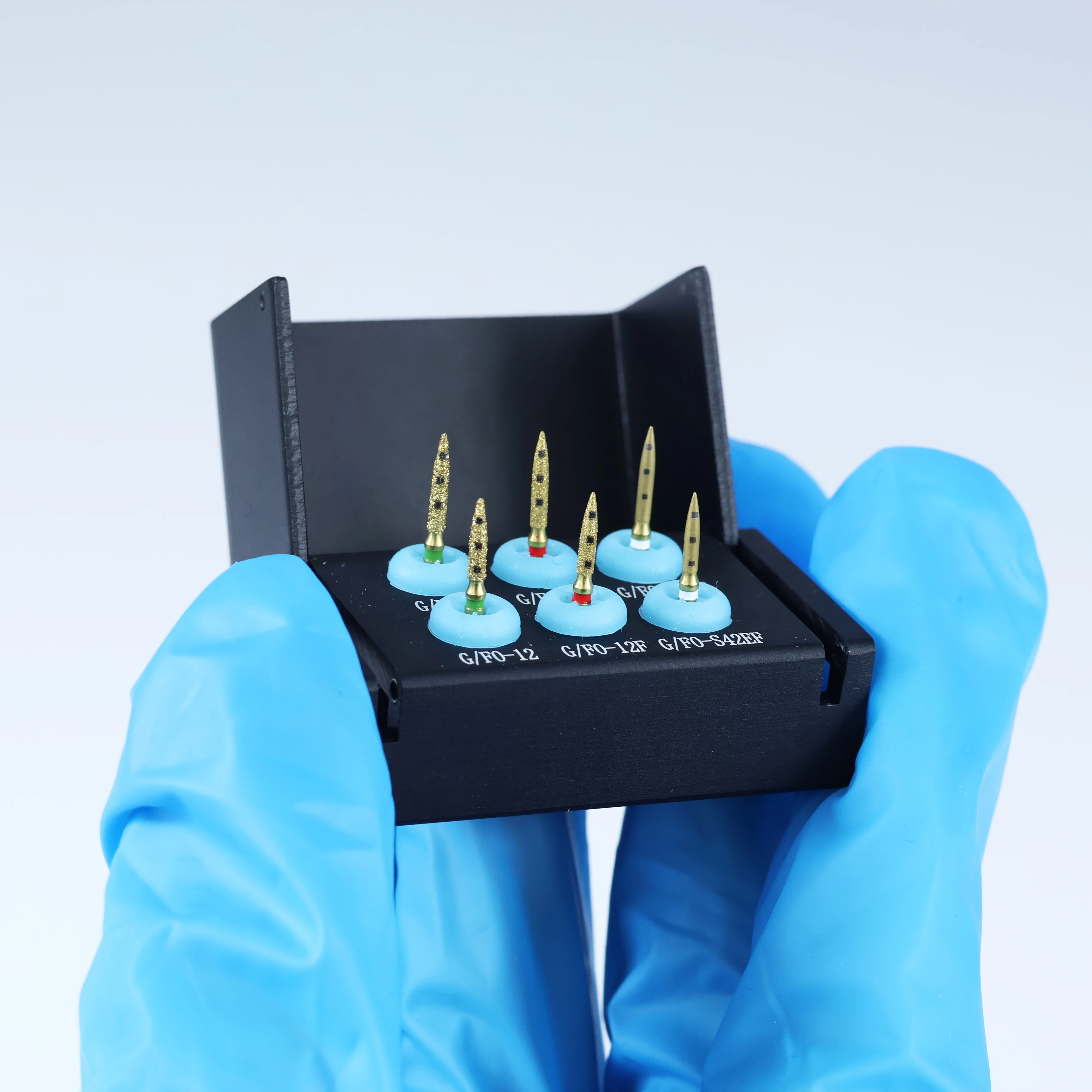 BOPT Dental Vertical Preparation Diamond FG Burs Kit of 6 Pieces, Biologically Oriented Technique for Crowns​