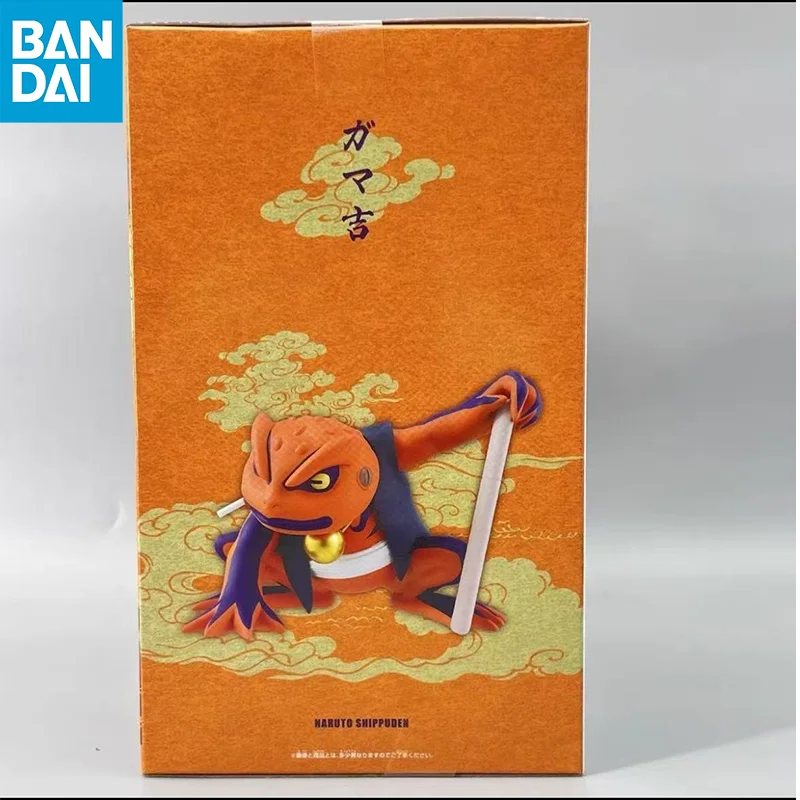 

Подлинная Bandai Namco Banpresto, оригинальная фигурка Наруто Shippuuden Gamakichi Sofubi из ПВХ, коллекционная модель игрушки, настольное украшение, подарок