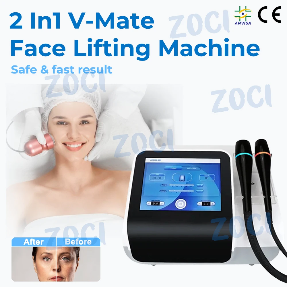 

2 In1 V-Mate Vmax Sculpture No-Cartridges Ultrasound V Line Face Lifting Tightening Line Carving Beauty Device