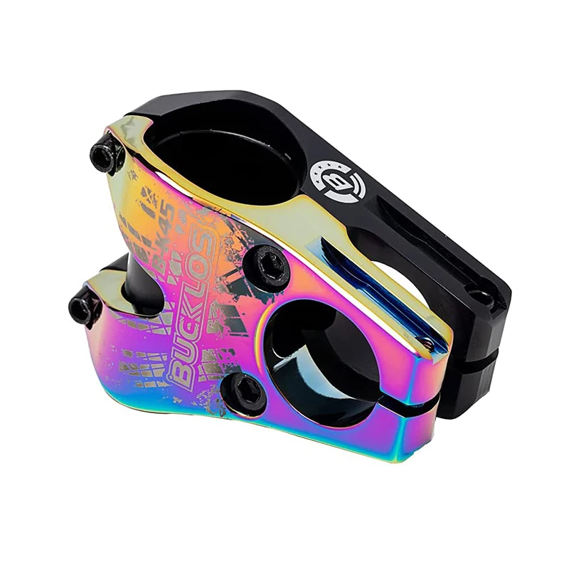 BUCKLOS Bicycle Handlebar Short Stem 45mm Stem for 31.8/35mm Handlebar Aluminum Alloy MTB Stem Road Mountain Bike Accessories