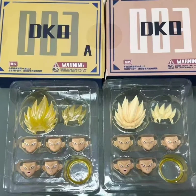 متوفر في المخزون DKO ستوديو لعبة دراغون بول Z SHF سوبر سايان SSJ2 البرق الصحوة سون جوكو رئيس الملحقات ألعاب شخصيات الحركة الهدايا