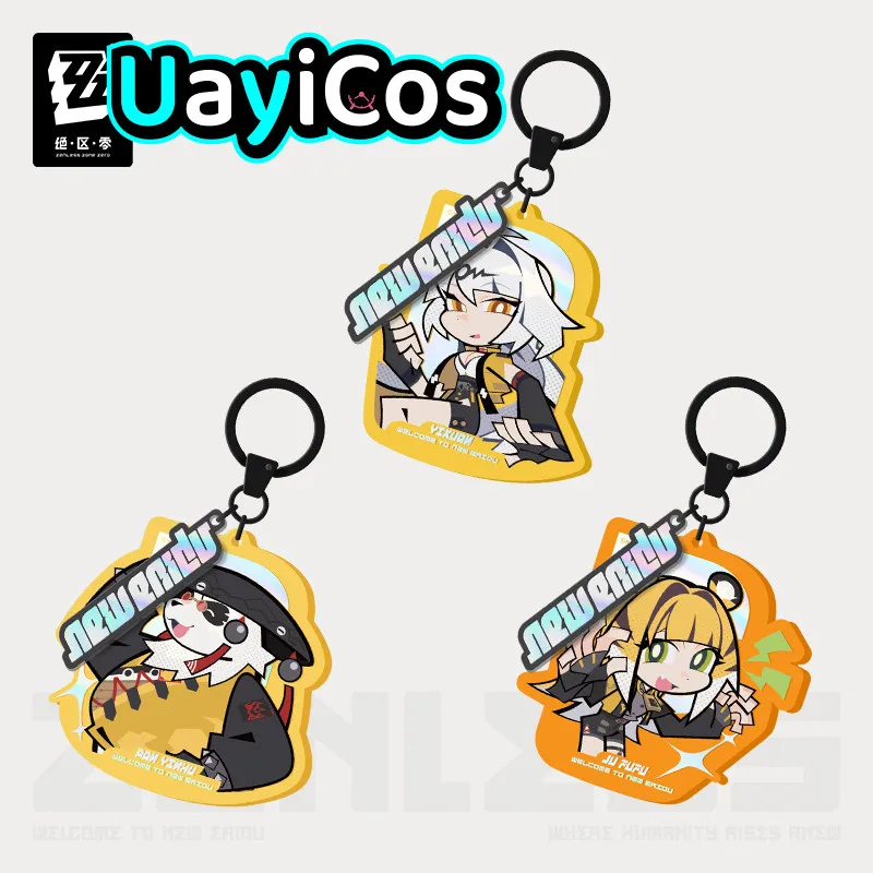 

Original Zenless Zone Zero Yixuan Pan Yinhu Ju Fufu Acrylic Keychain Bag Pendant Ornaments Doll Accessories Anime Game Toy Kids