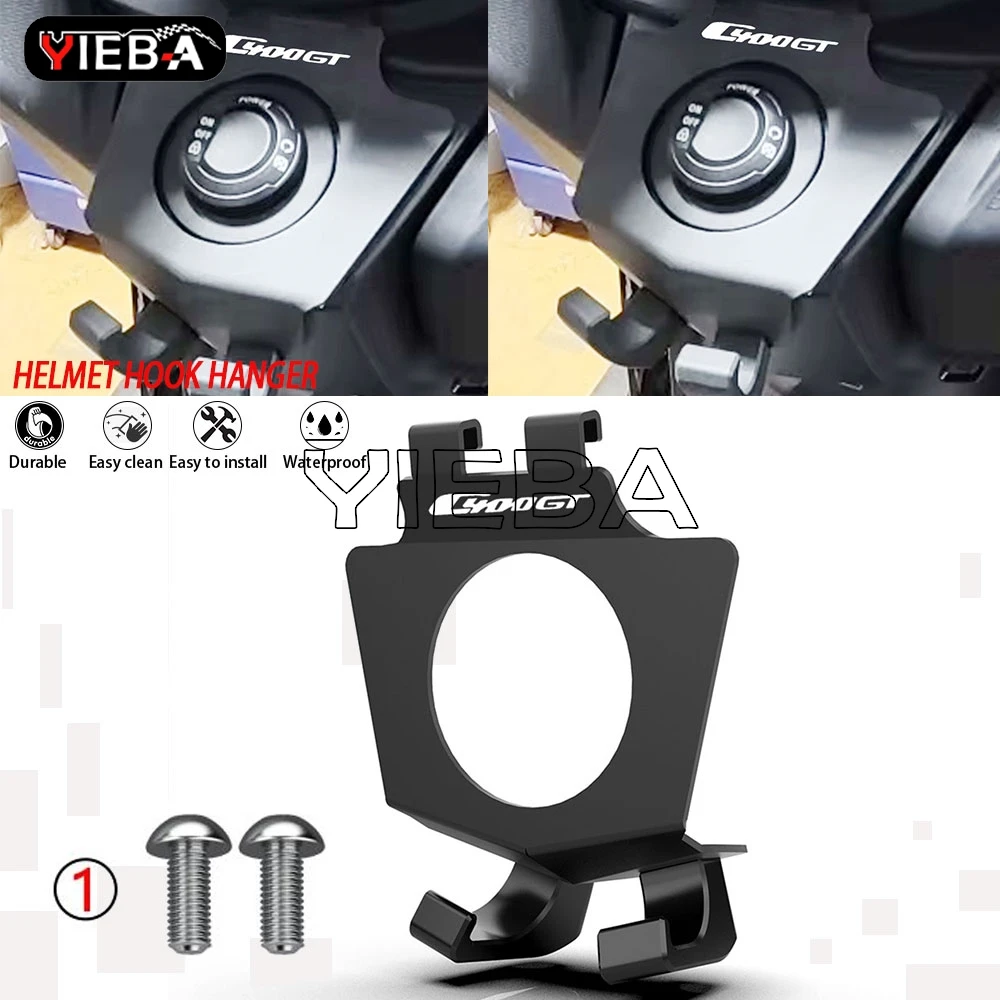 

For BMW C400GT C400 C 400 GT 2021 2022 2023 2024 2025 Motorcycle Helmet Hook Luggage Storage Bag Hanger Holder Rack Accessory
