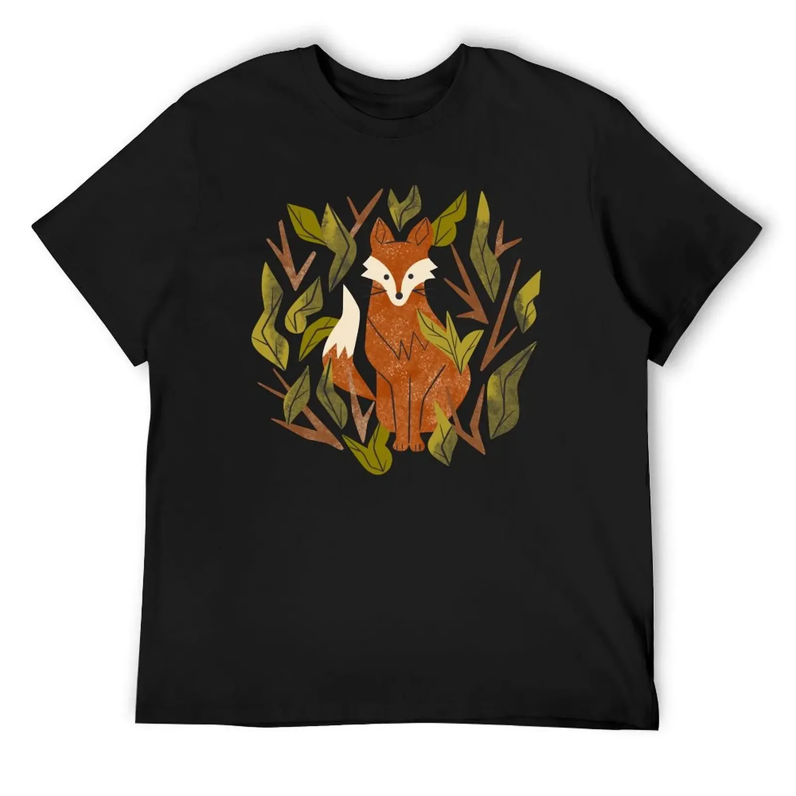 

Shy Woodland Fox T-Shirt graphic t shirt vintage boys animal print tees funny gifts heavyweight t shirts for men