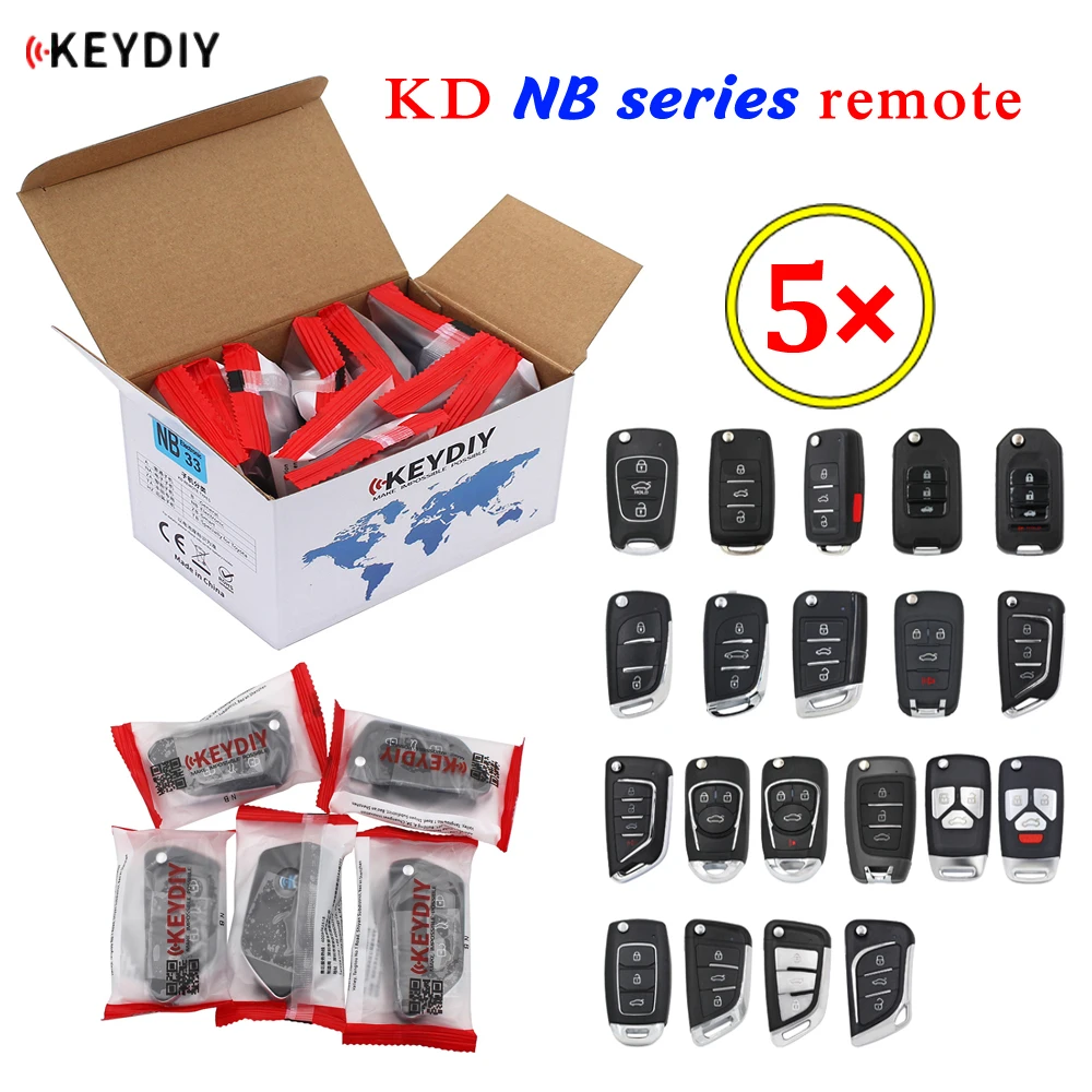 KEYDIY 다기능 원격 KD-X2 NB04 NB08 NB10 NB11 NB12-4 NB15 NB21 NB22 NB25 NB28 NB29 NB30 NB33 NB34 NB 시리즈, 5 개