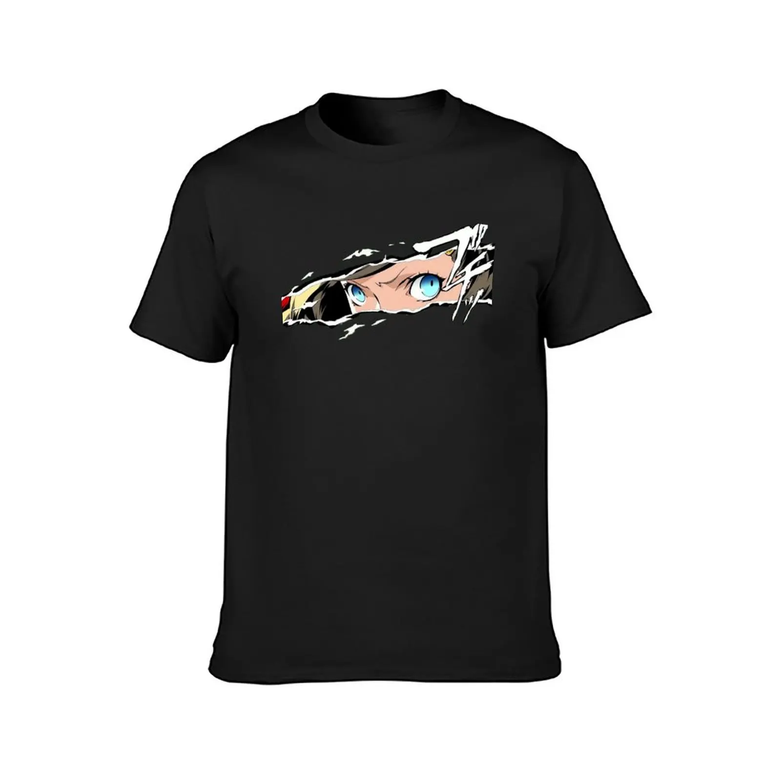 Ann Takamaki Panther Cut In T-Shirt customs blacks funnys korean fashion mens t shirt graphic