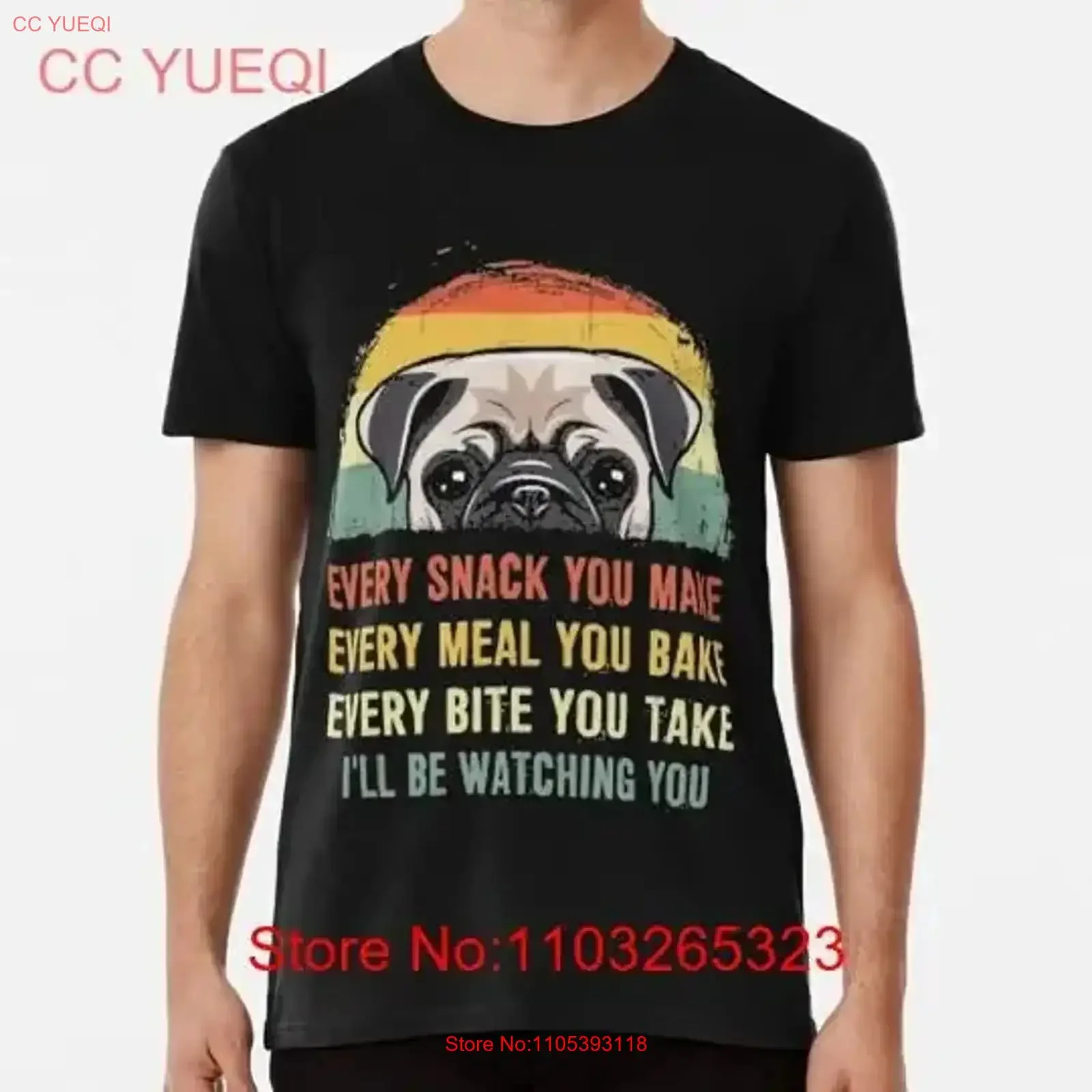 Every Sank You Make Male Bake Bite Take I Will Be Watching S 5XL USA T Shirt vintage Washed Breathable Stylish Soft vintage