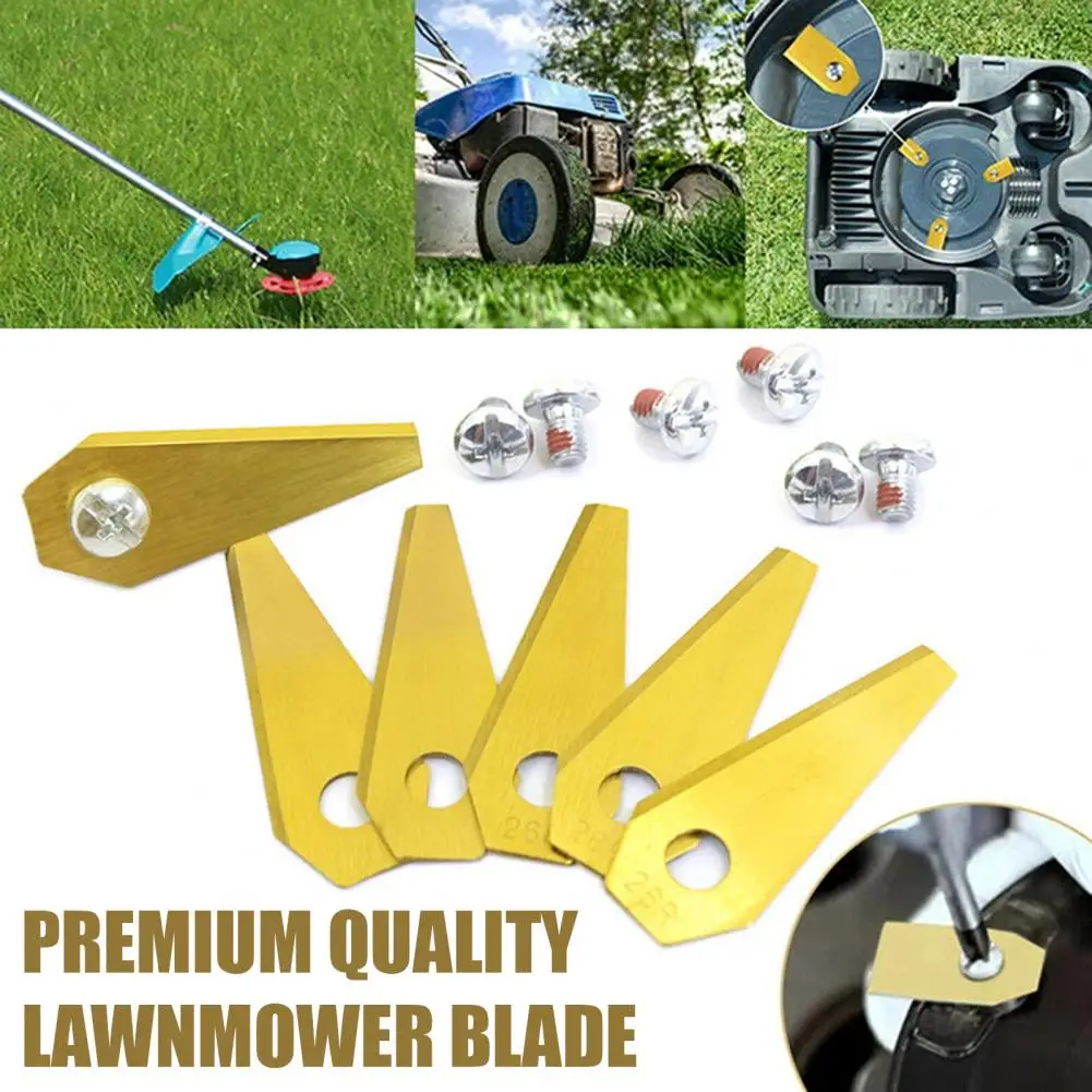 Rasenmäher-Messer-Set, robustes Rasenmäher-Messer-Set aus Edelstahl für Bosch Indego Robotermäher, universelle Ersatzklingen