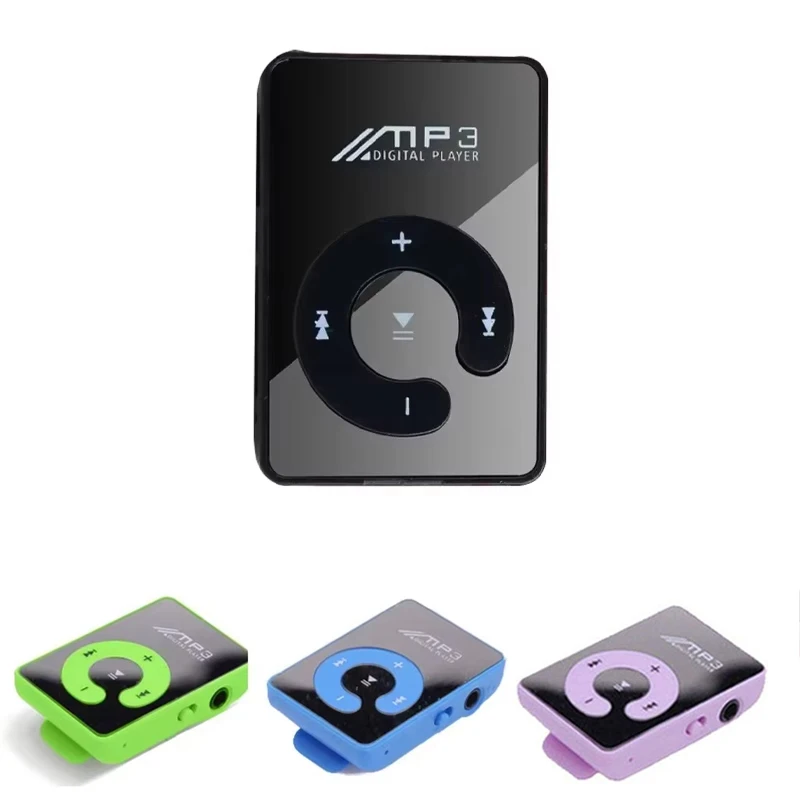 Mini Reproductor de Música MP3 con Clip, Reproductor de Música Digital de Alta Calidad con Clip para Tarjeta de Memoria, Compatible con Tarjetas TF, Walkman Portátil