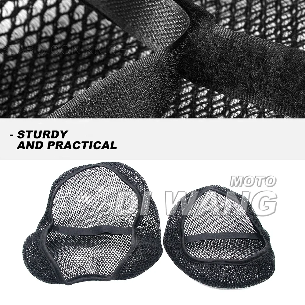 For Benda Dark Flag 500 BD 500 Bd500 HeiQi500 Anti-Slip 3D Mesh Fabric Seat Cover Breathable Waterproof Motorcycle