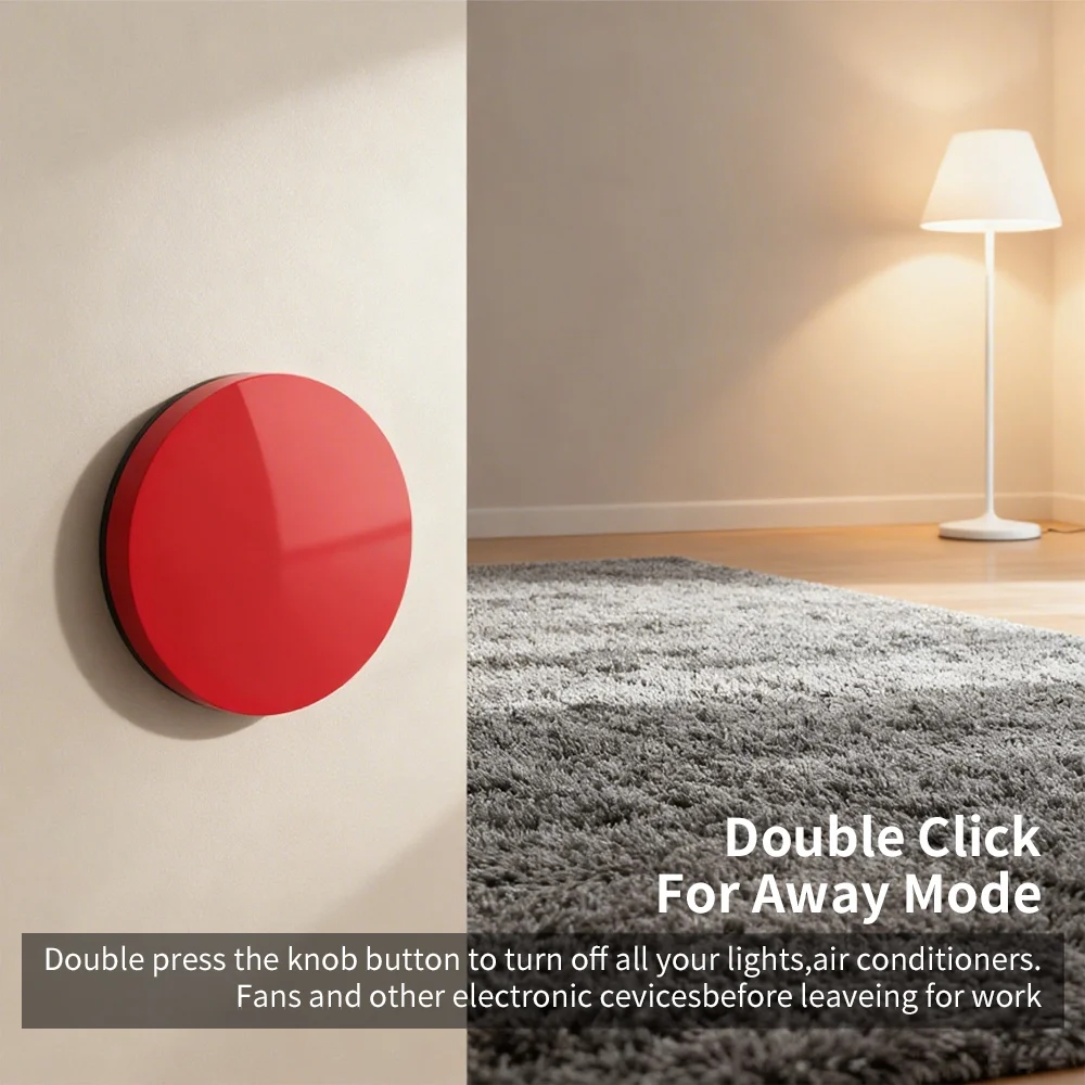 Kép 5: Számára tuya zigbee smare Drótnélküli Jelenet gomb Árammegszakító remoter multi-scene Kapcsolódás conneting Aláfest alexa goolge haza Énekhang assitan