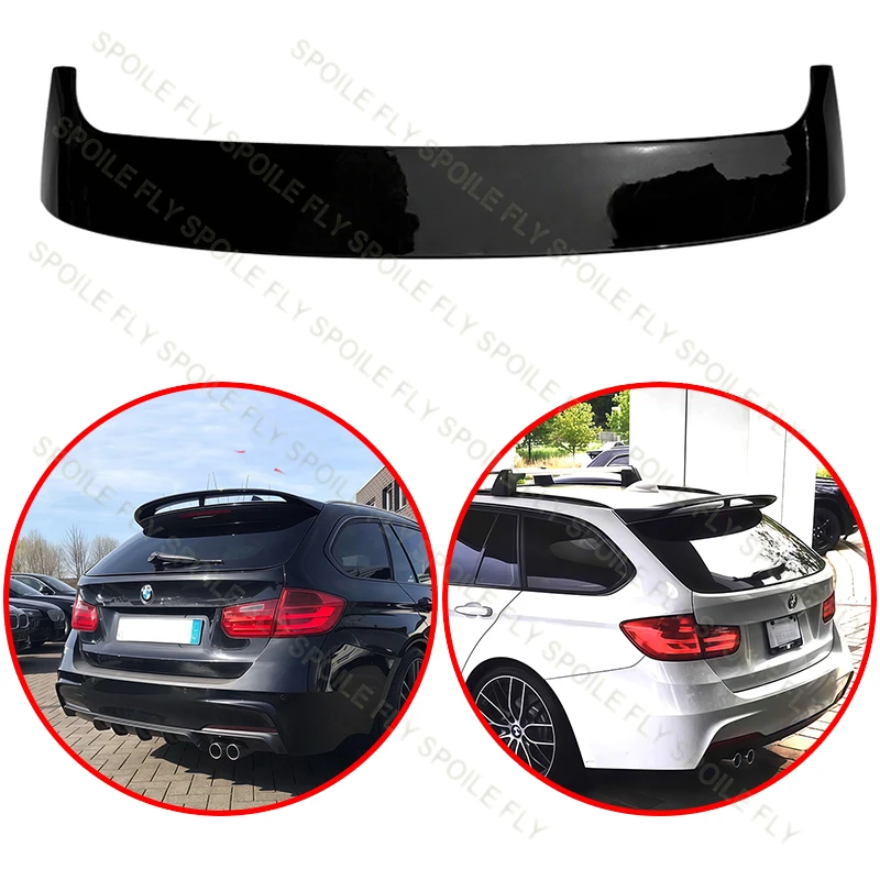 

For BMW 3 Series F31 2013 To 2019 Touring High Quality ABS MP Style Car Rear Roof Wing Spoiler Body Kit Glossy Black