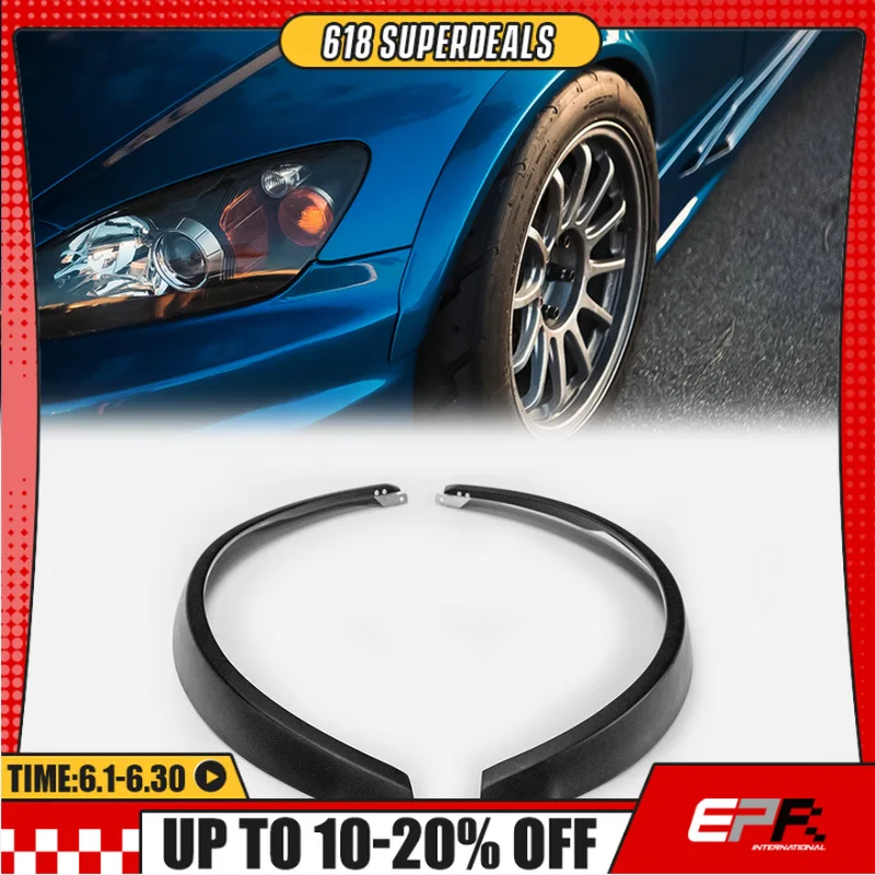 Para Honda S2000 AP2 VTX tipo arcos de rueda trasera 2 uds-Kit de modificación Exterior de estilo de carreras, accesorio de estilo de carrocería Exterior