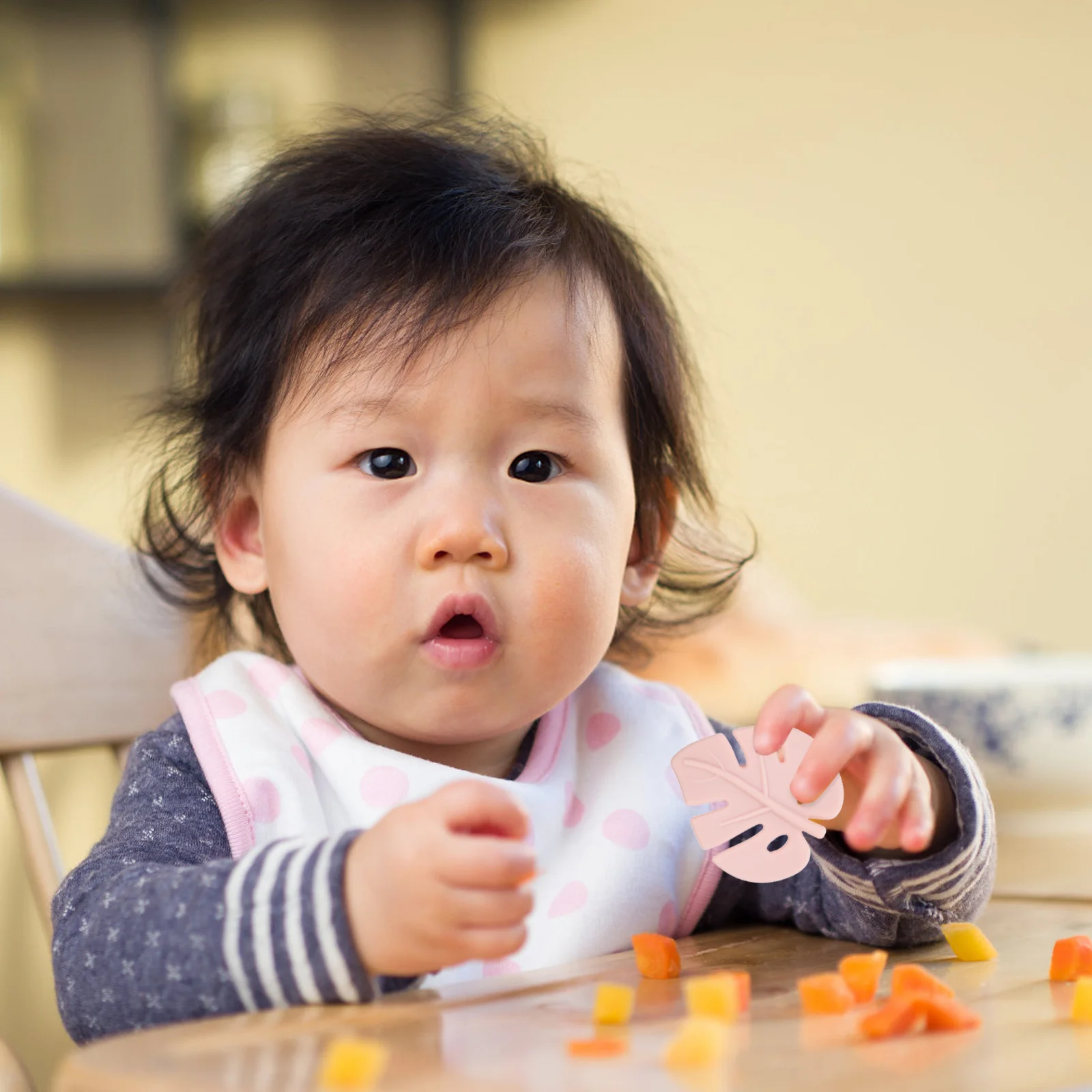 

Детский жевательный прорезыватель для прорезывания зубов, молярный прорезыватель для рук, успокаивающий развивающий ребенок, жевательные зубы, массаж десен