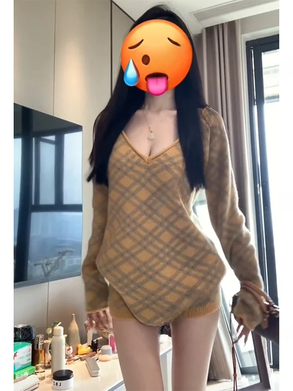 Loose Casual Style Korean Fashion Sweater Set Short Pants Autumn Winter New Arrival Slimming Effect Two Piece Set for Women