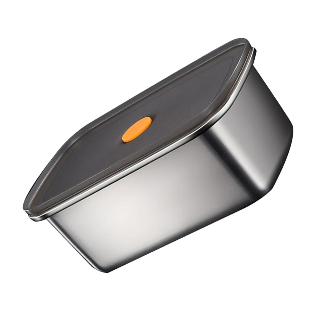 

Stainless Steel Lunch Box Food Containers Kitchen Storage Boxes Sealed Crisper Vacuum Fruit Container Easy Clean Portable