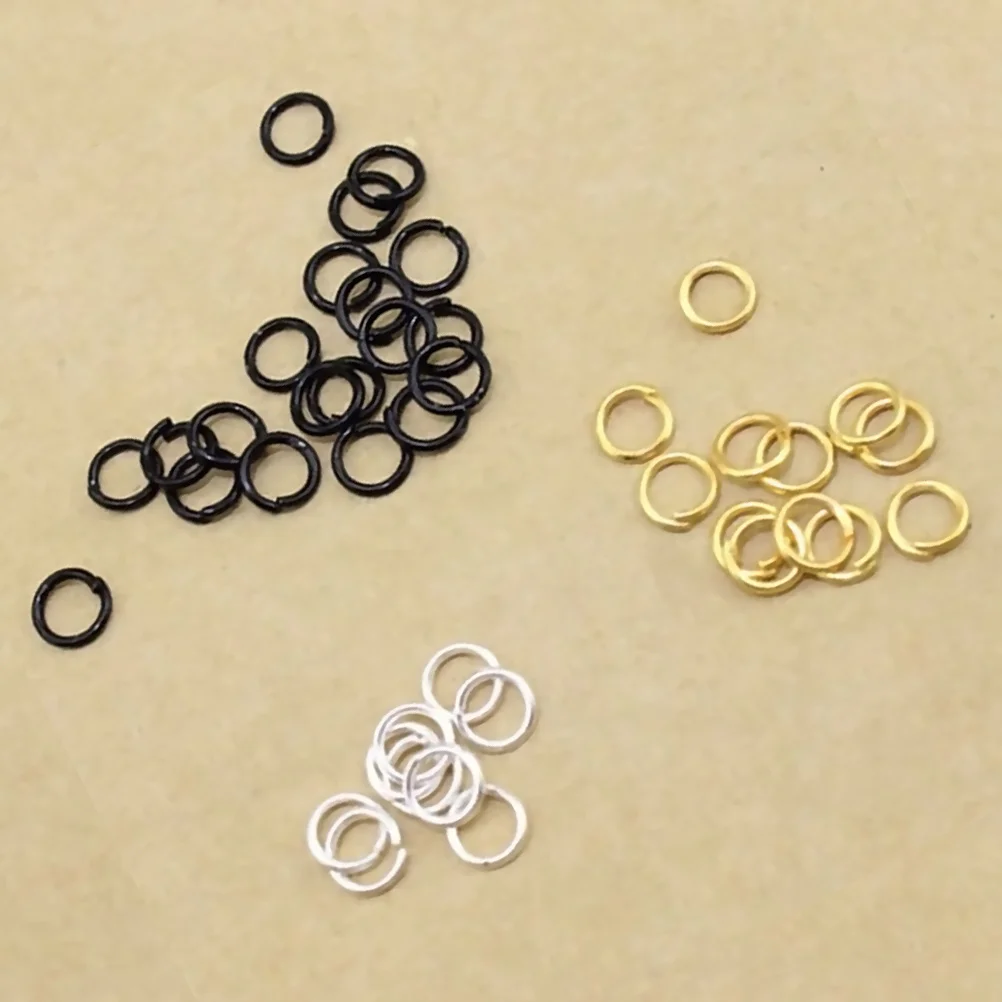 

180pcs Alloy Round Rings 14Mm Silver Open Jump Rings For Diy Jewelry Making Accessories Non-Welded Durable Metal Seals For