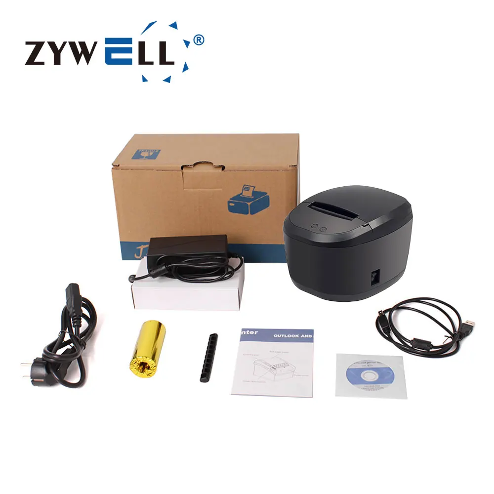 

ZYWELL ZY308 80 mm Thermal Receipt Printer for Small Business Usb Ethernet Pos Printer 80mm