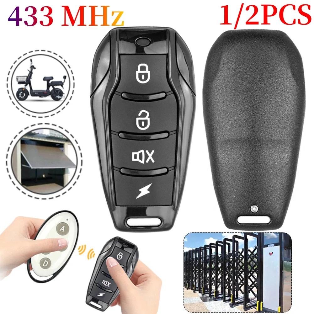 433MHz 315MHz Remote Control 4CH Car Key Garage Door Gate Opener Remote Control Duplicator Electronic Gate Control Duplicator