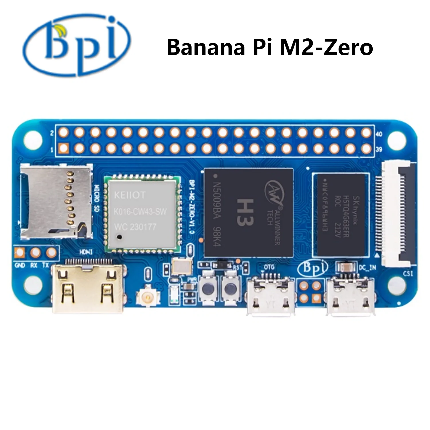 

Banana Pi M2 Zero BPI-M2 Zero Development Board Allwinner H3 Quad-core Cortex-A7 512MB