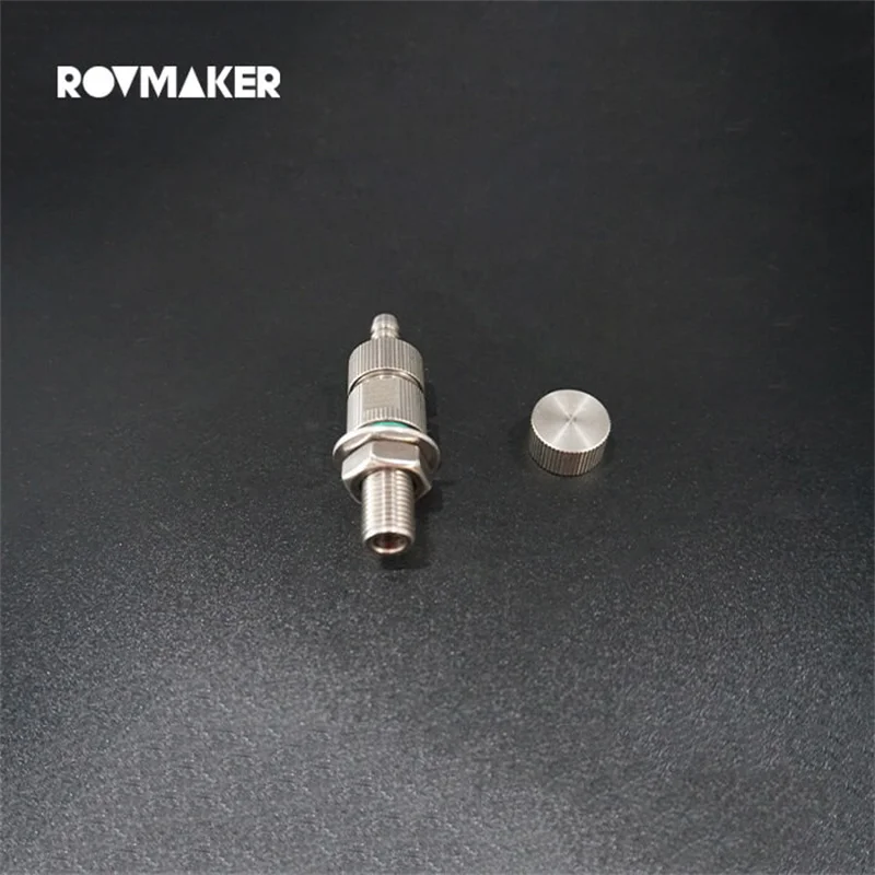 New 316 Stainless Steel Straight Through One Way Quick Exhaust Pressure Relief Valve Check Vacuum Accessories