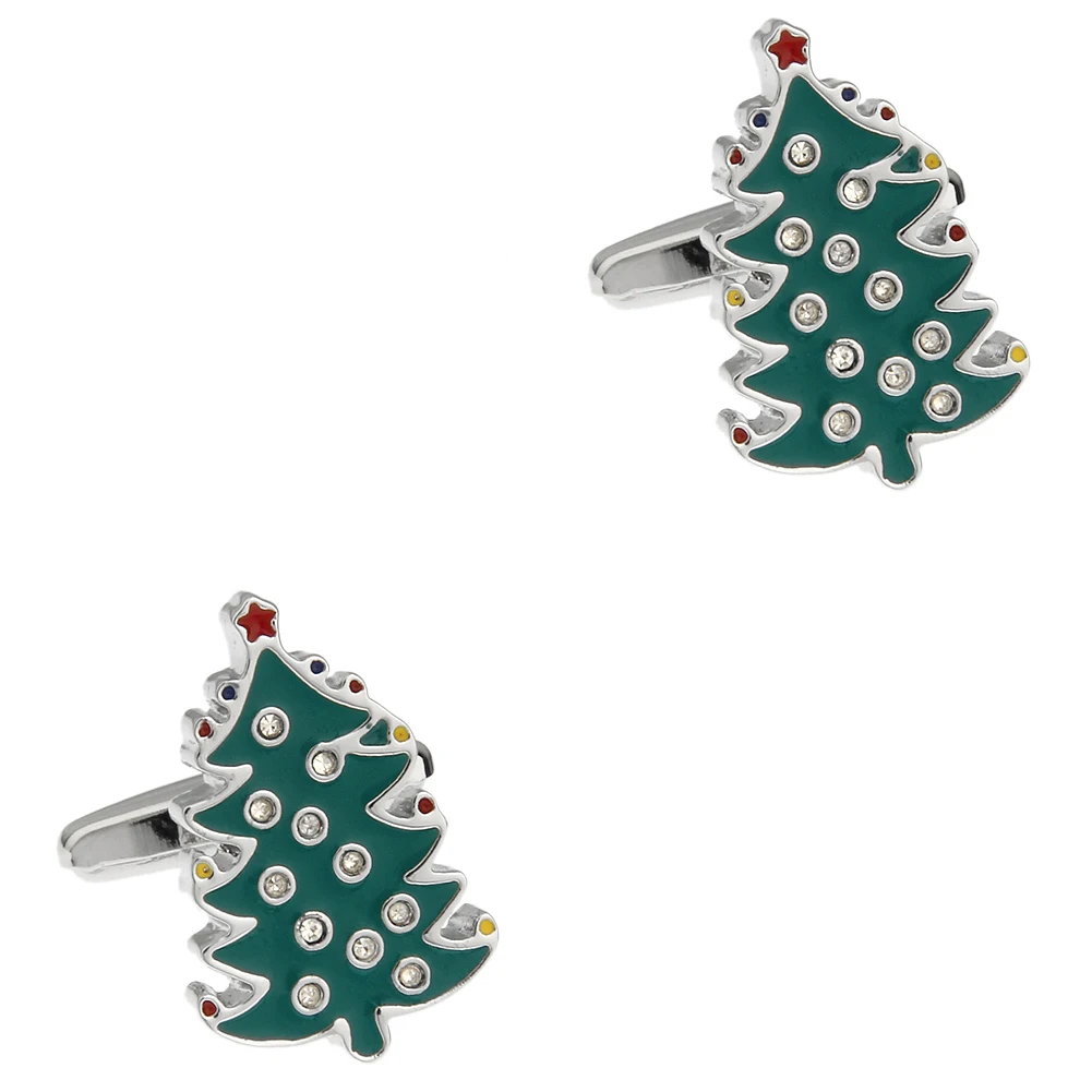 4 desain TZG mode Natal manset pria manset Tautan pohon ayah (2 pasang/Lot)