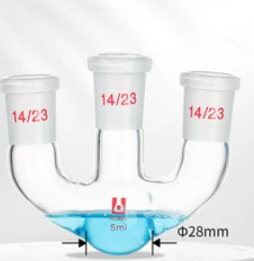 150/250/500/1000/2000ml High Temp Thick Wall 3 Neck Round Bottom Distillation Flask