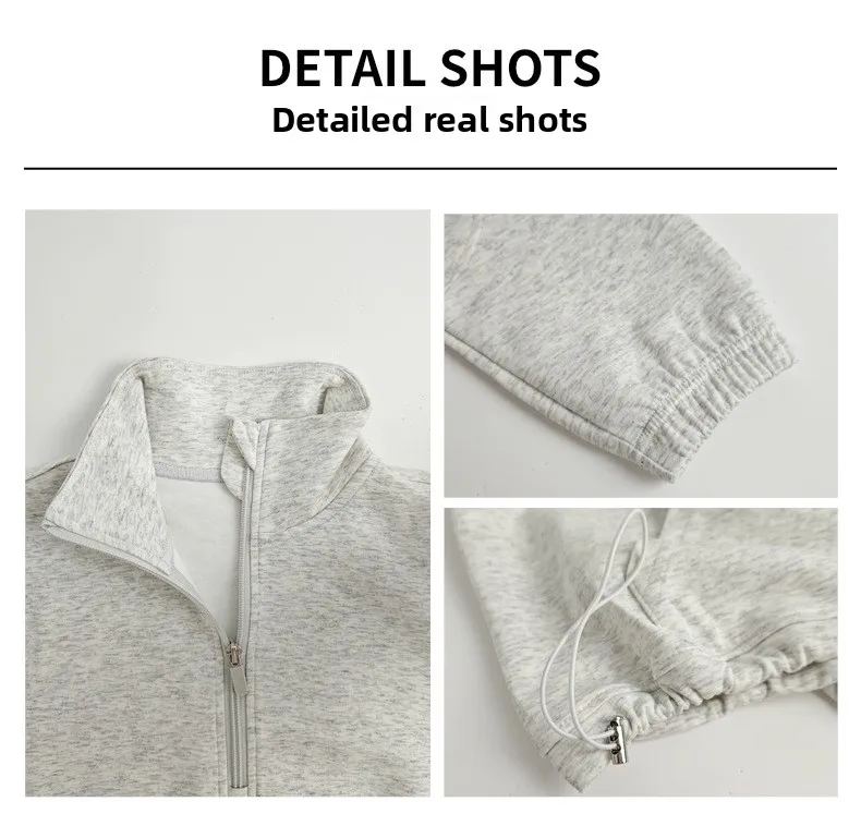 Women Half Zip Pullover Stand Collar Sweatshirt Autumn Winter Outdoor Sports Long Sleeve Top Tennis Fitness Yoga Jacket