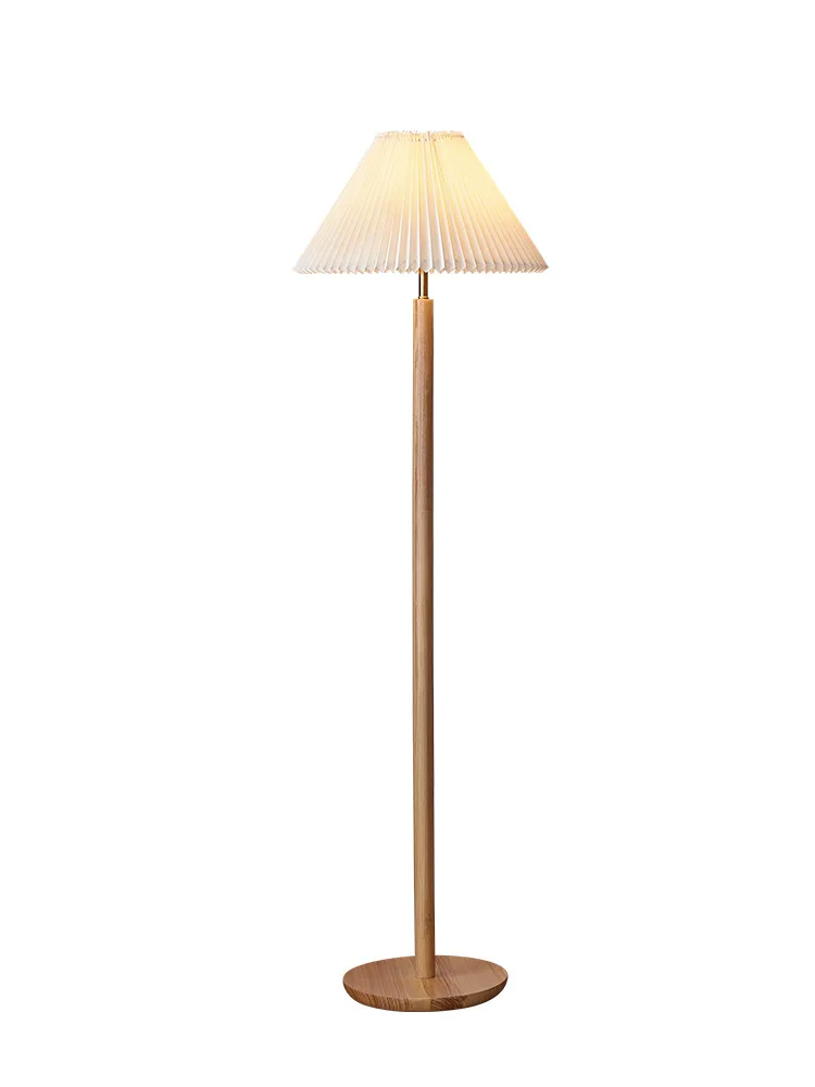 

Nordic retro simple floor lamp, living room study bedroom bedside lamp