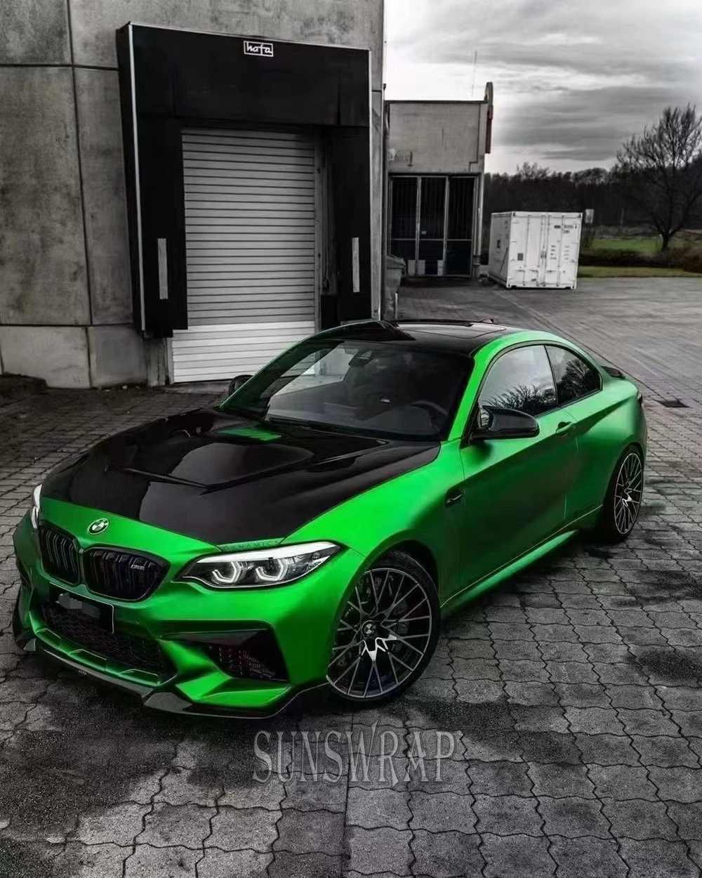 Mirror Chrome Magic Flame Green PET Electroplated Auto Wrap Metallic Gloss Bubble Free Car Styling Film 5x59ft/roll