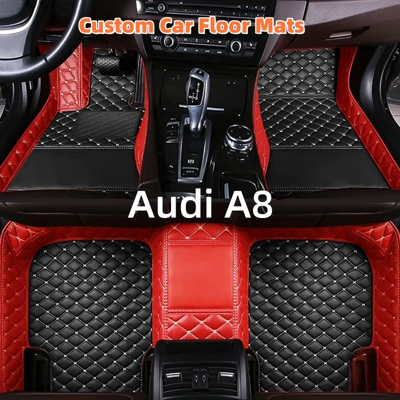 

Полный комплект автомобильных ковриков для Audi A8 D3 4E 2006 ~ 2010, ковер, роскошный кожаный коврик, прочный ковер, внутренняя часть, защита от грязи, коврик для автомобиля