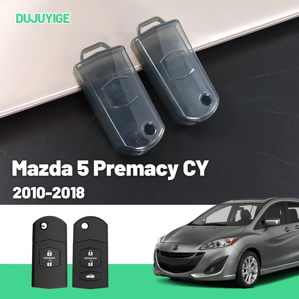 

Прозрачный чехол для ключей из ТПУ для Mazda 5 Premacy CY 2010-2018, защитный чехол для брелока, автомобильные аксессуары 2011 2012 2013 2014 2015