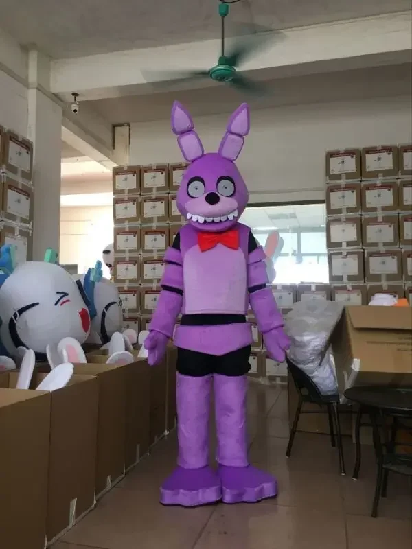 خمس ليال فريدي الكلب زي التميمة الكرتون الكبار أرنب تأثيري البدلة حفلة عيد الميلاد هالوين كرنفال الاحتفال