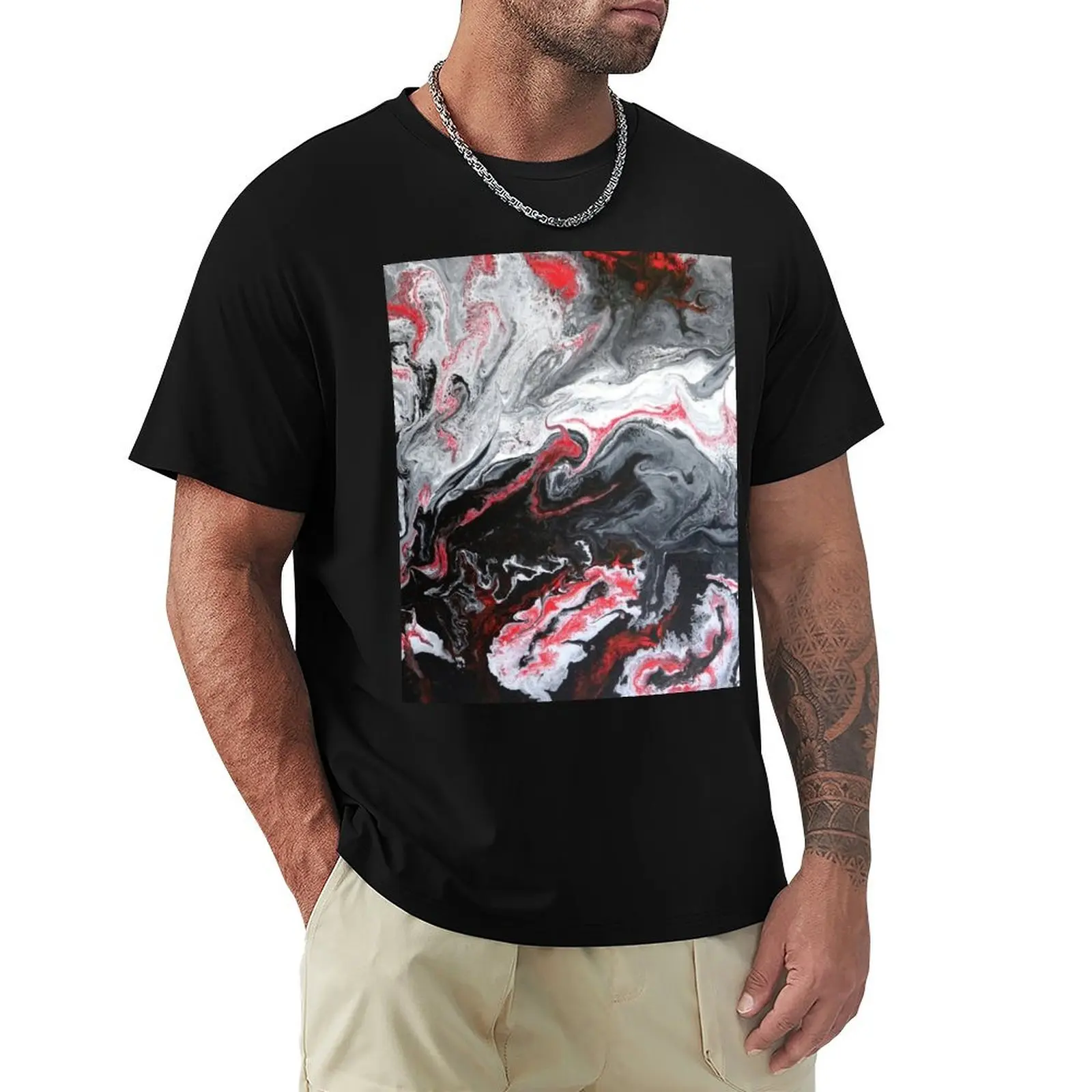 

Stormy Weather abstract art T-Shirt new gifts and t-shirts Man t-shirt vintage clothes korean fashion T-shirts for men cotton