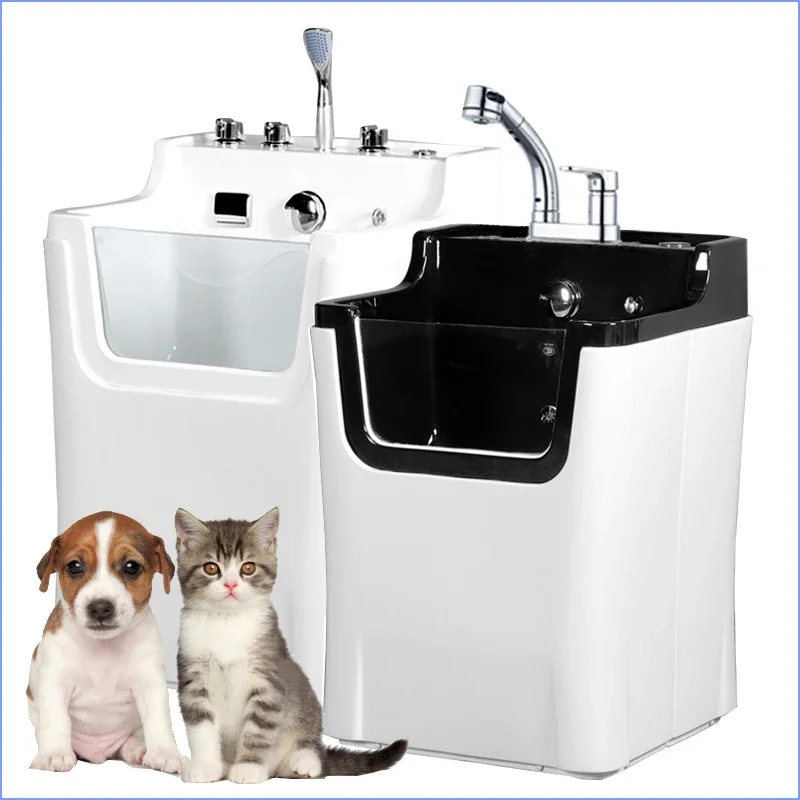 High-end pet cleaning and grooming bathtub spa product puppy dog bathing sink acrylic and ABS animal cat swimming pool