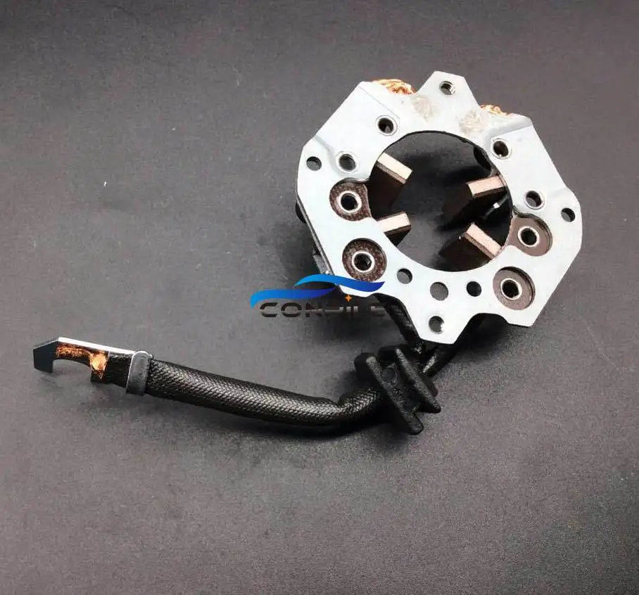 Motor de arranque de coche, montaje de soporte de cepillo de carbono para Nissan Bluebird Sunny Teana Hitachi