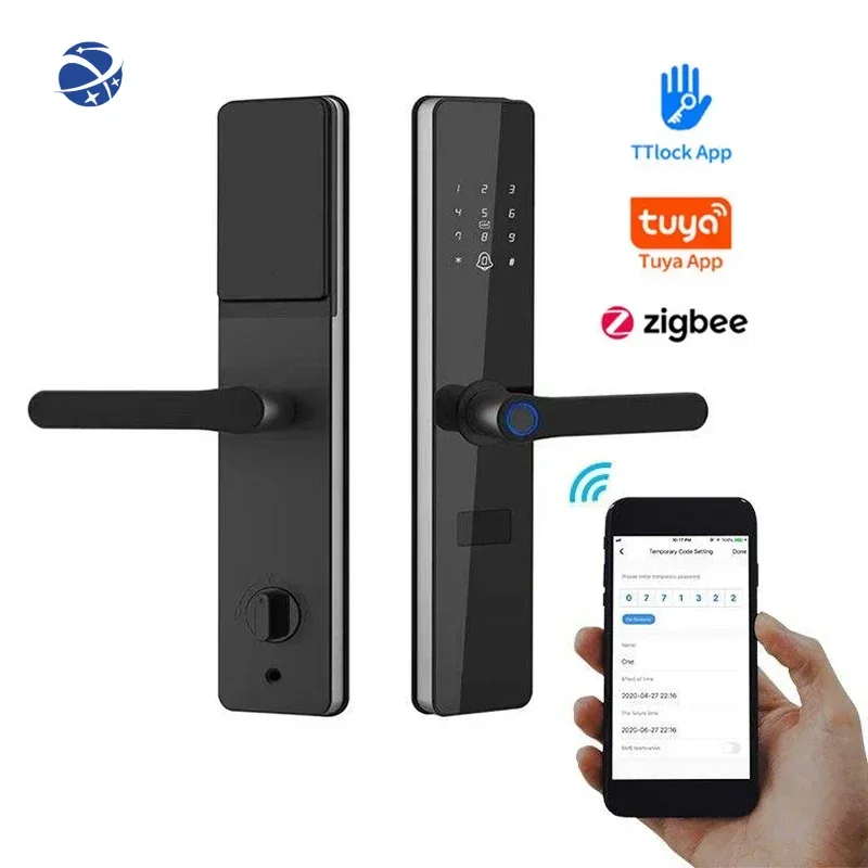 

Tuya Wifi Smart Locks Fingerprint Intelligent Digital Door Lock Smart Home TTlock Smart Lock