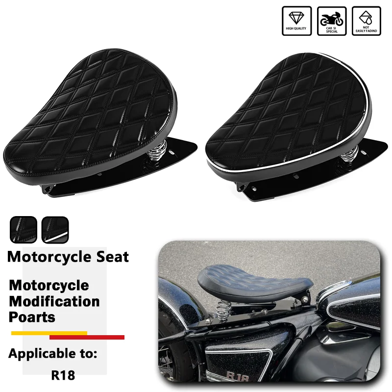 

Fits For BMW R18 100 Years R 18 Classic 2020-2024 Street Swing Styling Rock Bob Style Driver Seat Rider Solo Spring Saddle Kit