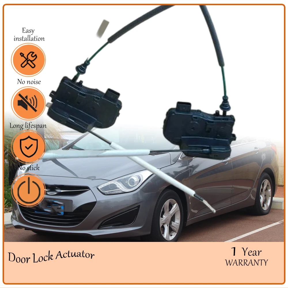 

Solid-Machined Rear Left Right Side Door Lock Catch Hook, Aligned with Hyundai I40 I Model, Direct oem 81410-3Z000 81420-3Z000